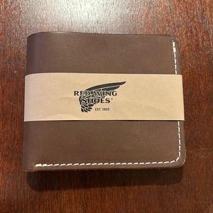 Red Wing bifold wallet brown. Brand new condition.